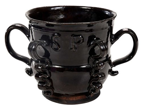 ENGLISH BROWN GLAZED EARTHENWARE