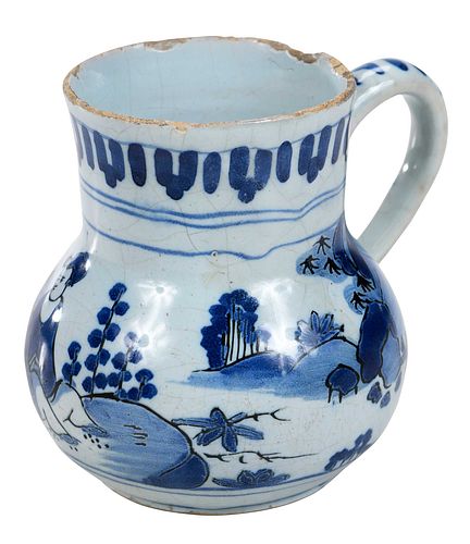 ENGLISH DELFTWARE BLUE AND WHITE