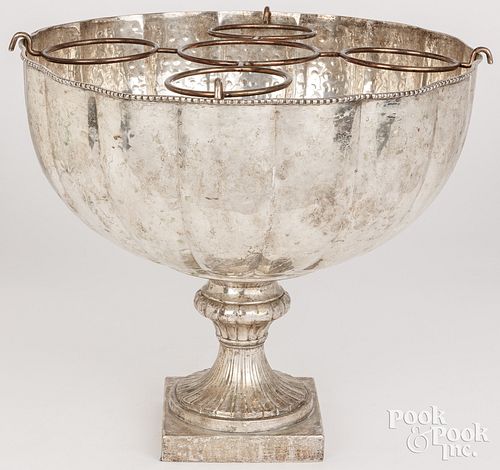 LARGE SILVER PLATED WINE COOLER