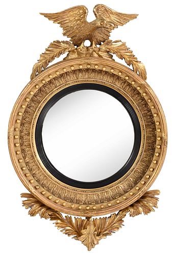 CLASSICAL GILTWOOD BULLSEYE MIRRORBritish