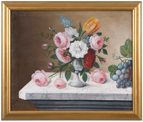 AMERICAN SCHOOL FLORAL STILL LIFE(American,