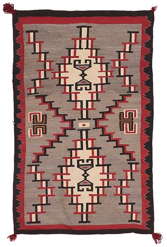 NAVAJO CRYSTAL STYLE WEAVING20th 3c61dc