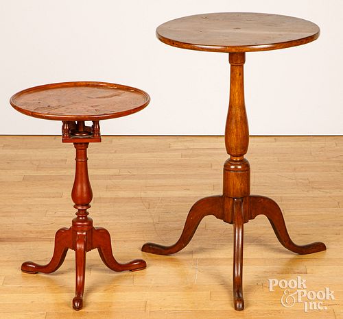 FEDERAL CHERRY AND WALNUT CANDLESTANDFederal