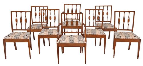 SET OF EIGHT SOUTHERN FEDERAL INLAID