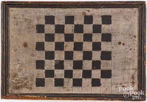 PAINTED PINE CHECKERBOARD 19TH 3c626e