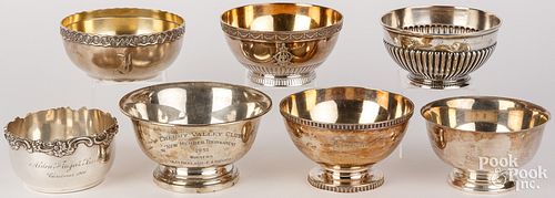 GROUP OF STERLING SILVER BOWLSGroup