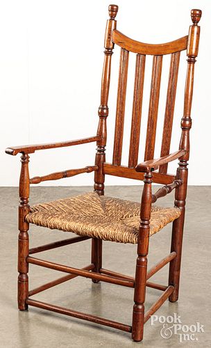 WILLIAM & MARY BANISTER BACK ARMCHAIR,