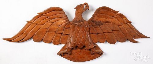 CARVED EAGLE WALL PLAQUE MID 20TH 3c63d4