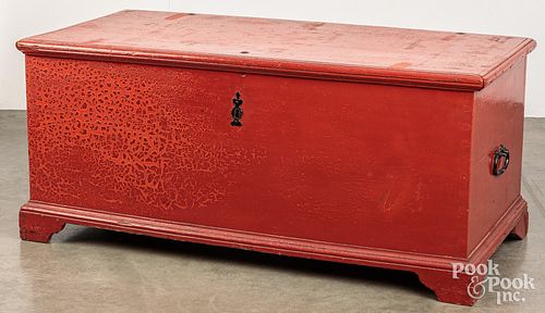 PENNSYLVANIA PAINTED DOWER CHEST,