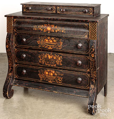 CLASSICAL FANCY PAINTED DRESSER,