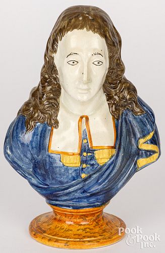 PRATT TYPE STAFFORDSHIRE BUST OF 3c6416