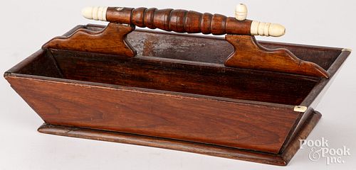 SAILOR'S ROSEWOOD KNIFE TRAY WITH