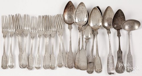 COIN SILVER FLATWARECoin silver flatware,