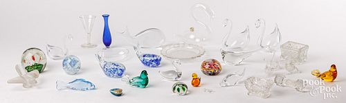 DECORATIVE GLASS, INCLUDING PAPERWEIGHTSDecorative