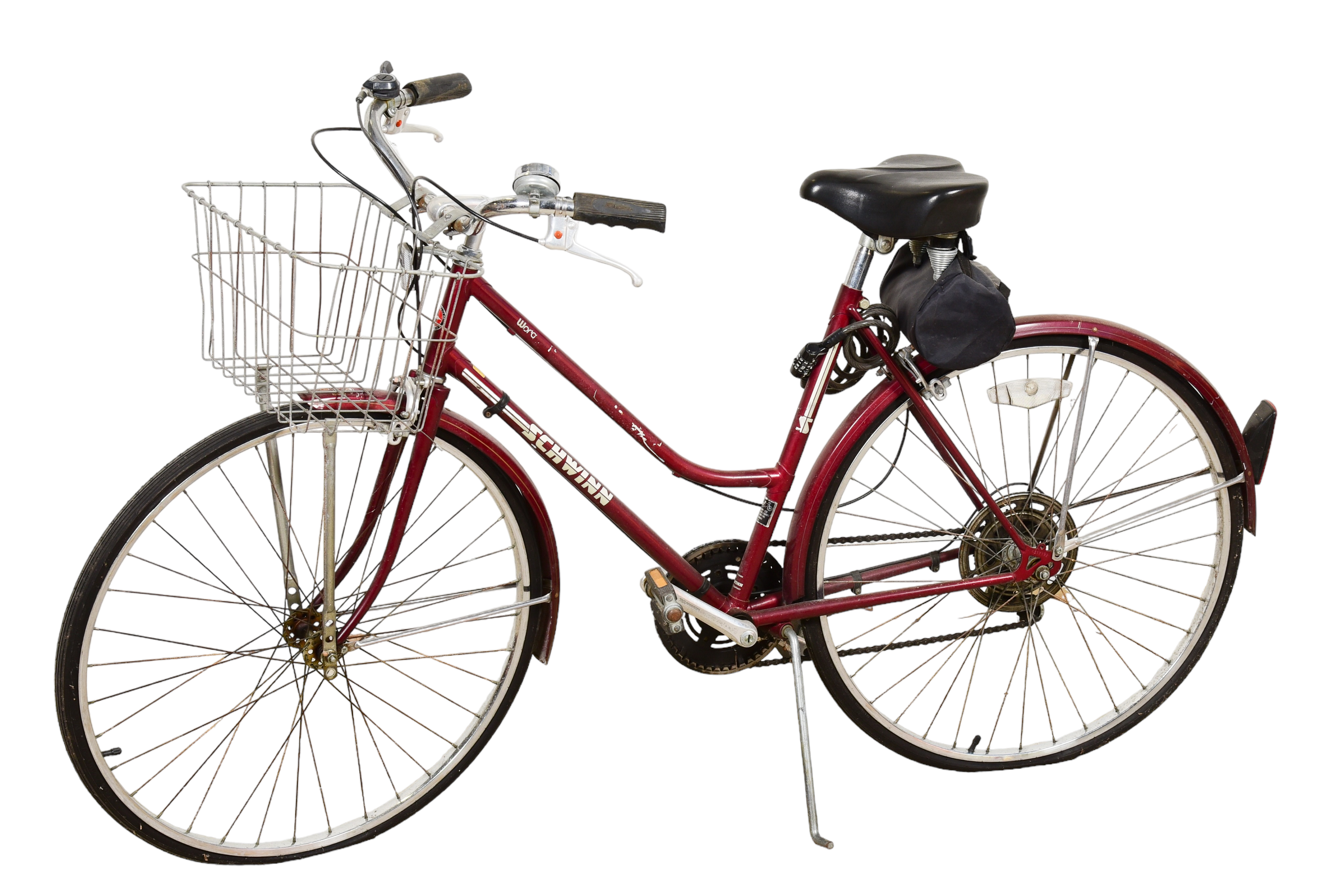 Schwinn bicycle burgundy frame 3c66ba