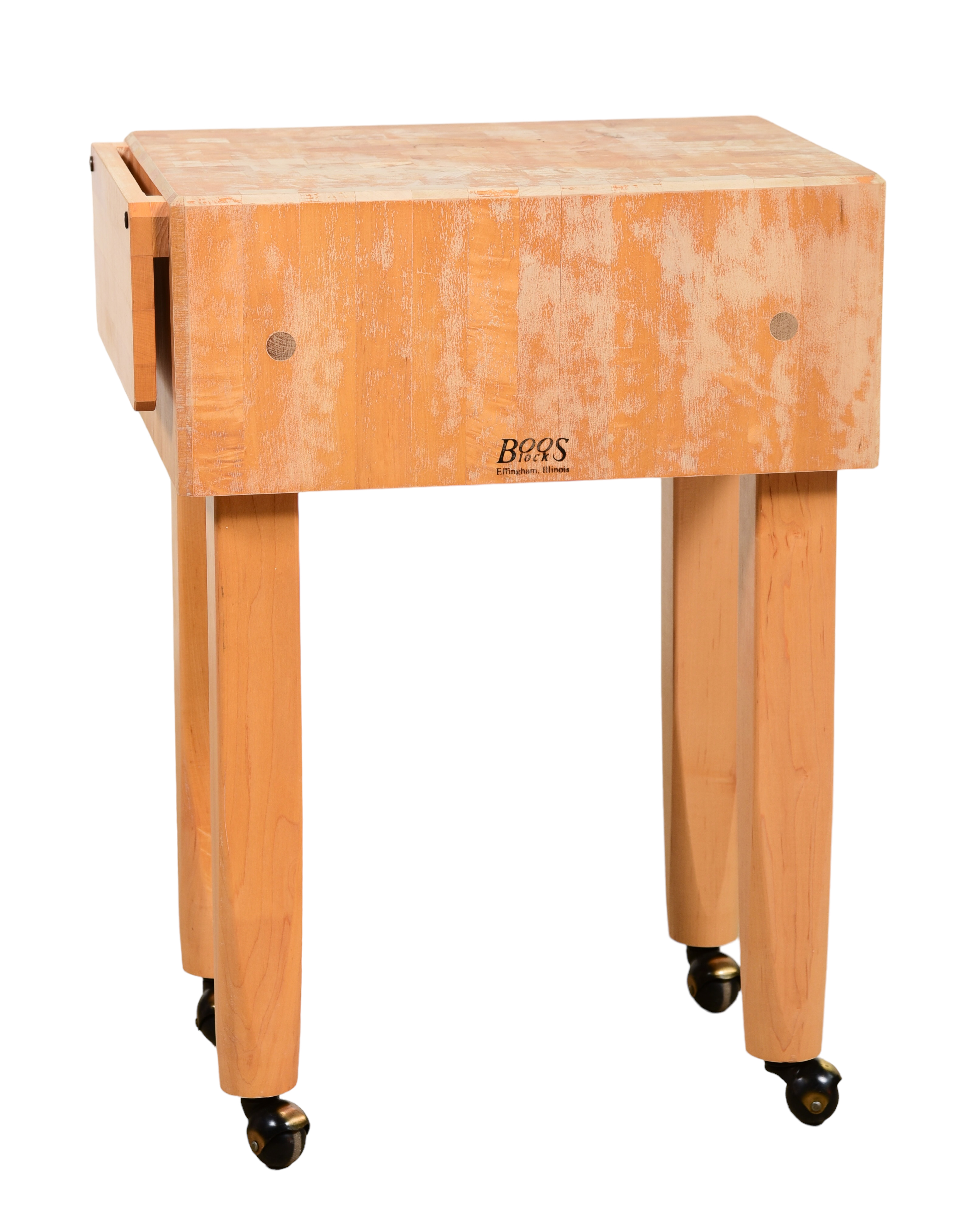 Boos butcher block, marked on side,