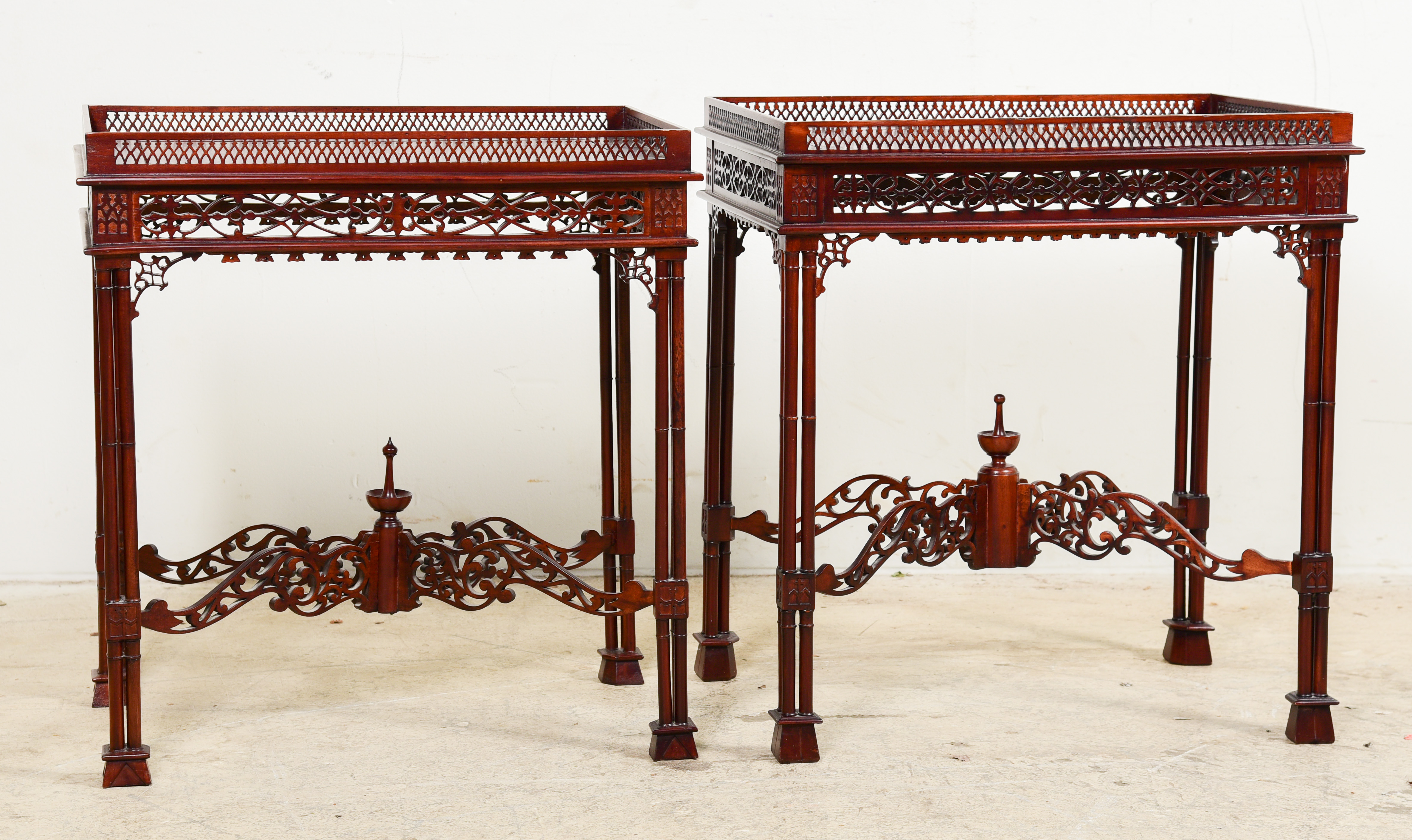 Pair Chinese Chippendale style