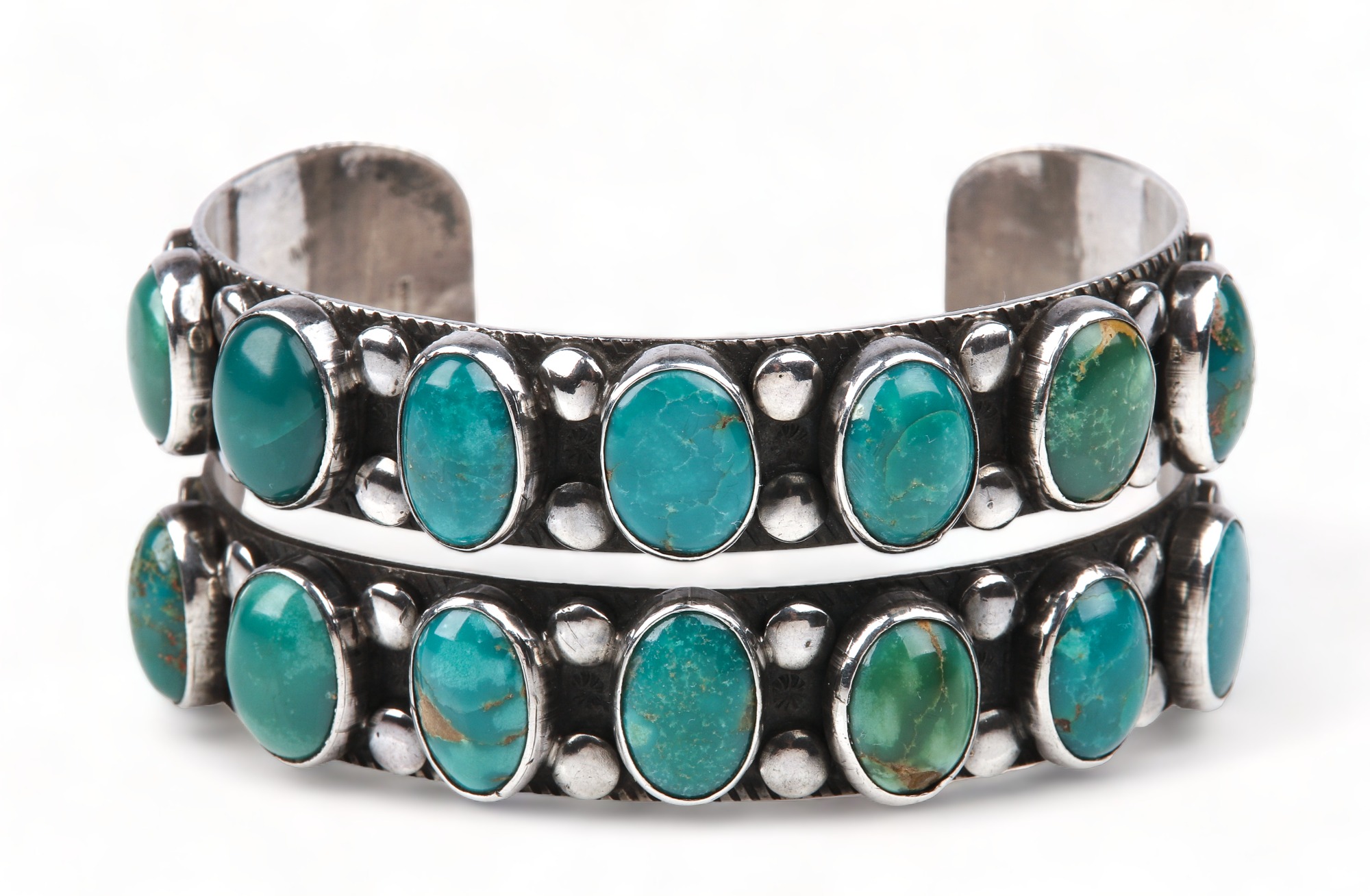 Sterling and turquoise Fred Harvey 3c6757