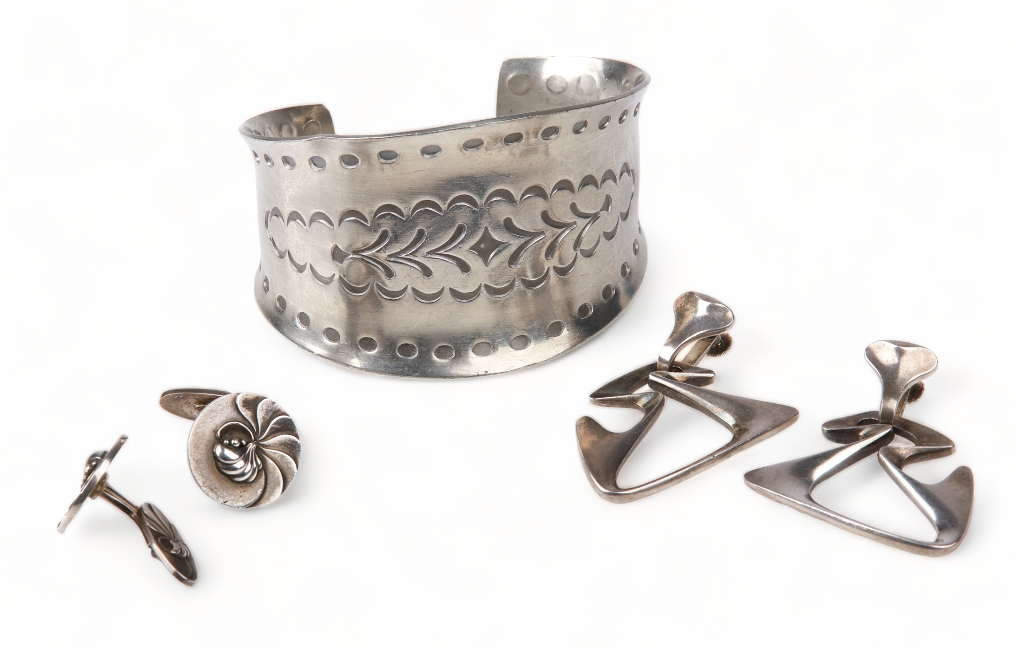 Georg Jensen sterling and pewter jewelry