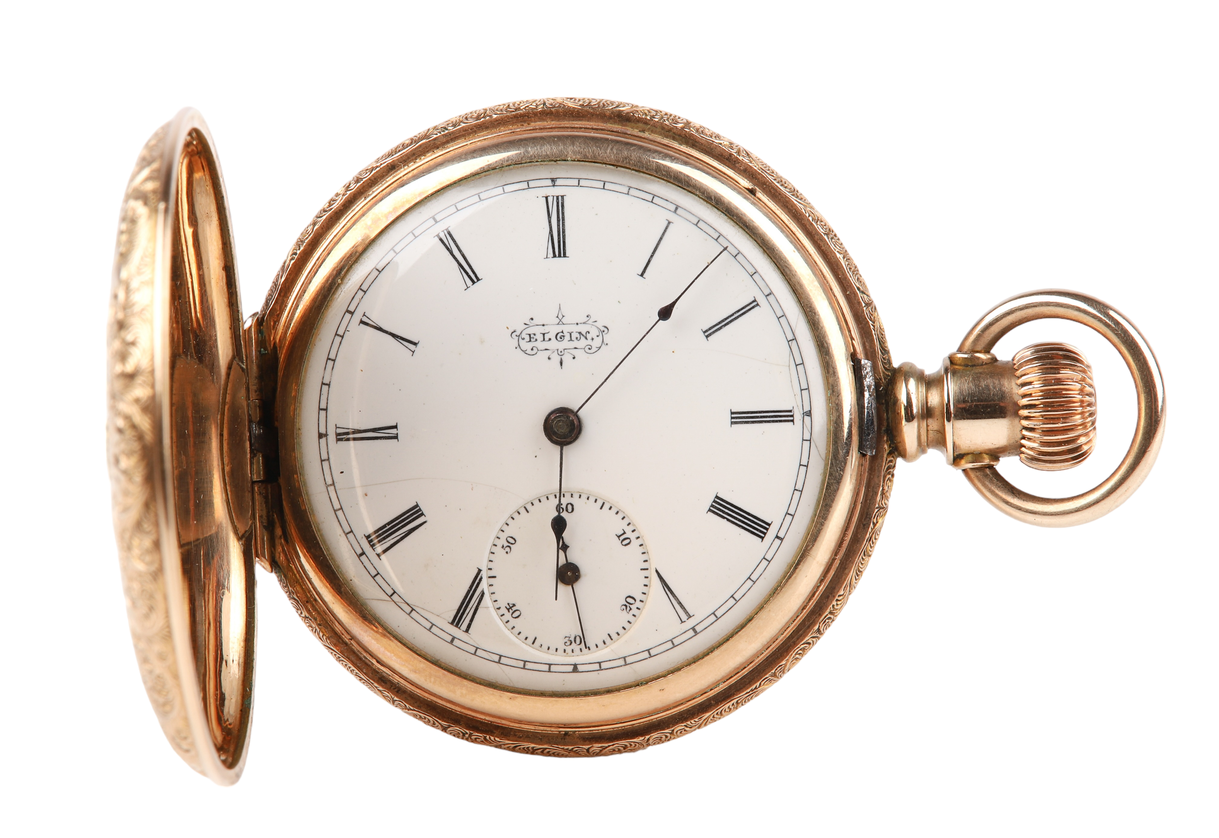 Gold filled Eglin pocketwatch in 3c6774