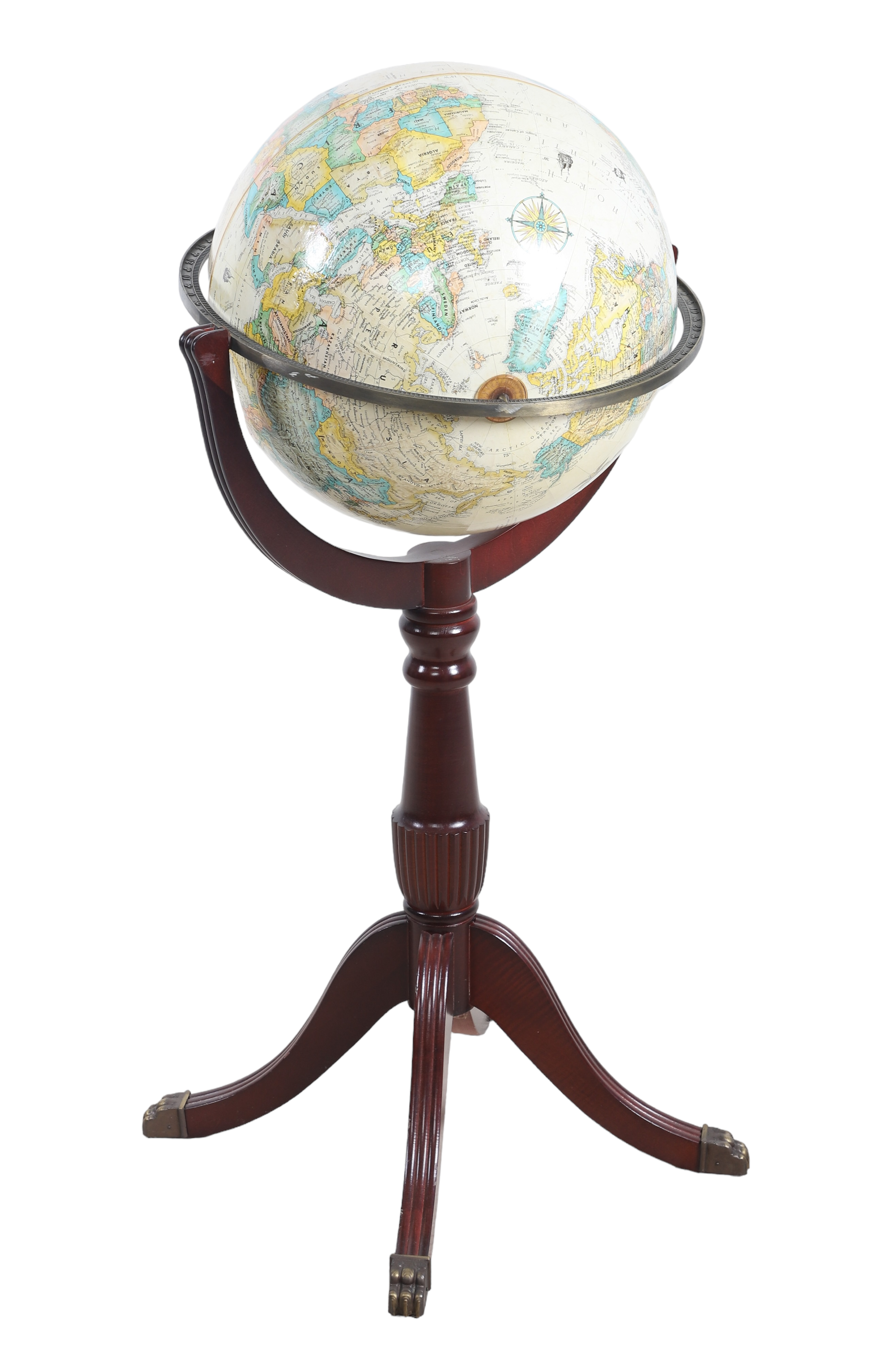 Regency style Replogle 16" globe