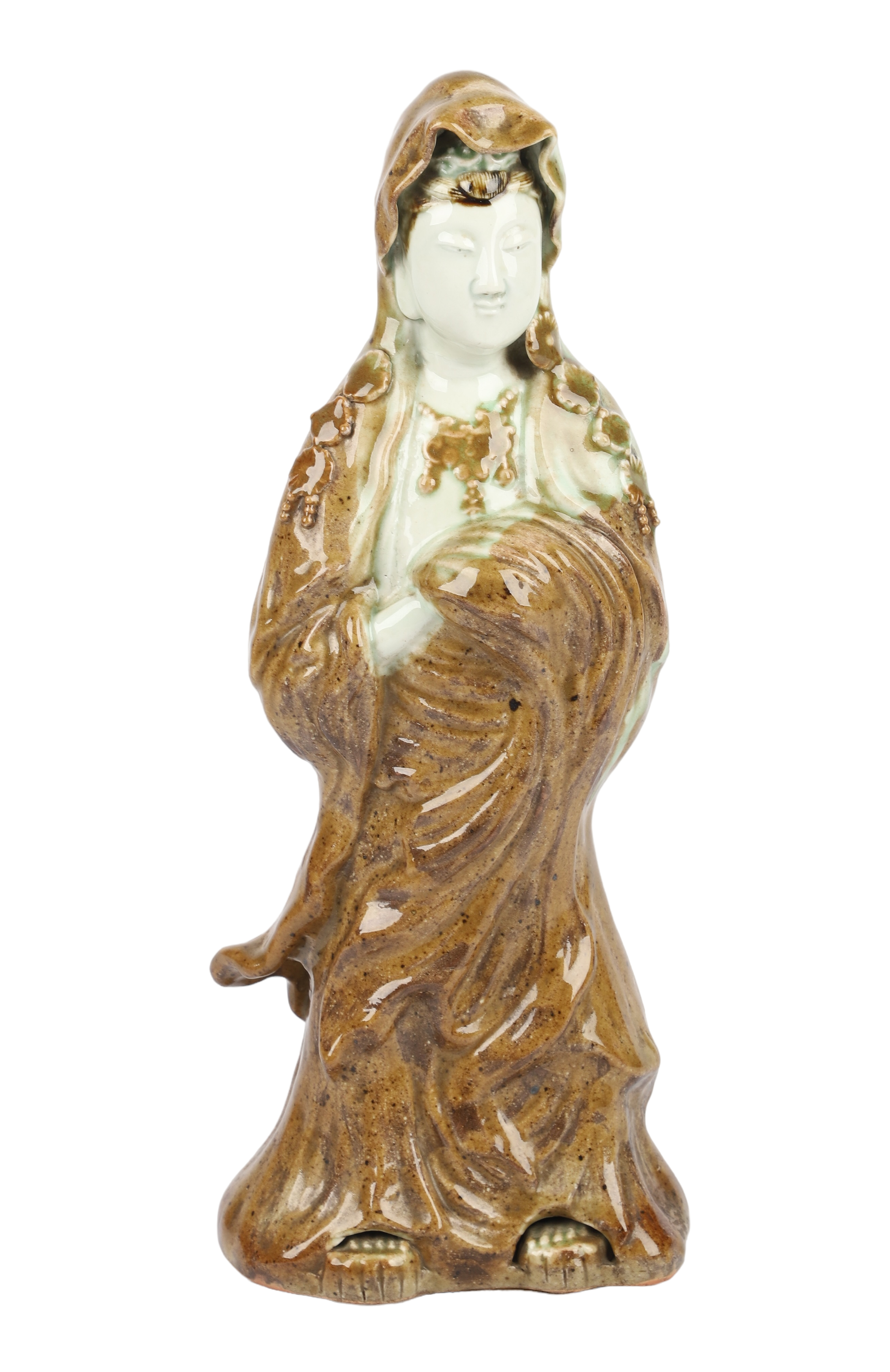 Chinese pottery Guanyin figure  3c6852