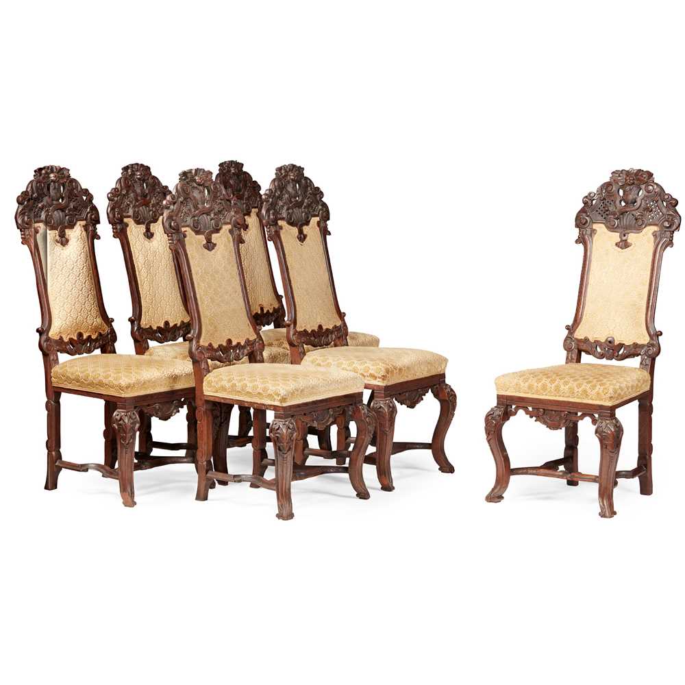 SET OF SIX FRENCH LOUIS XIII STYLE