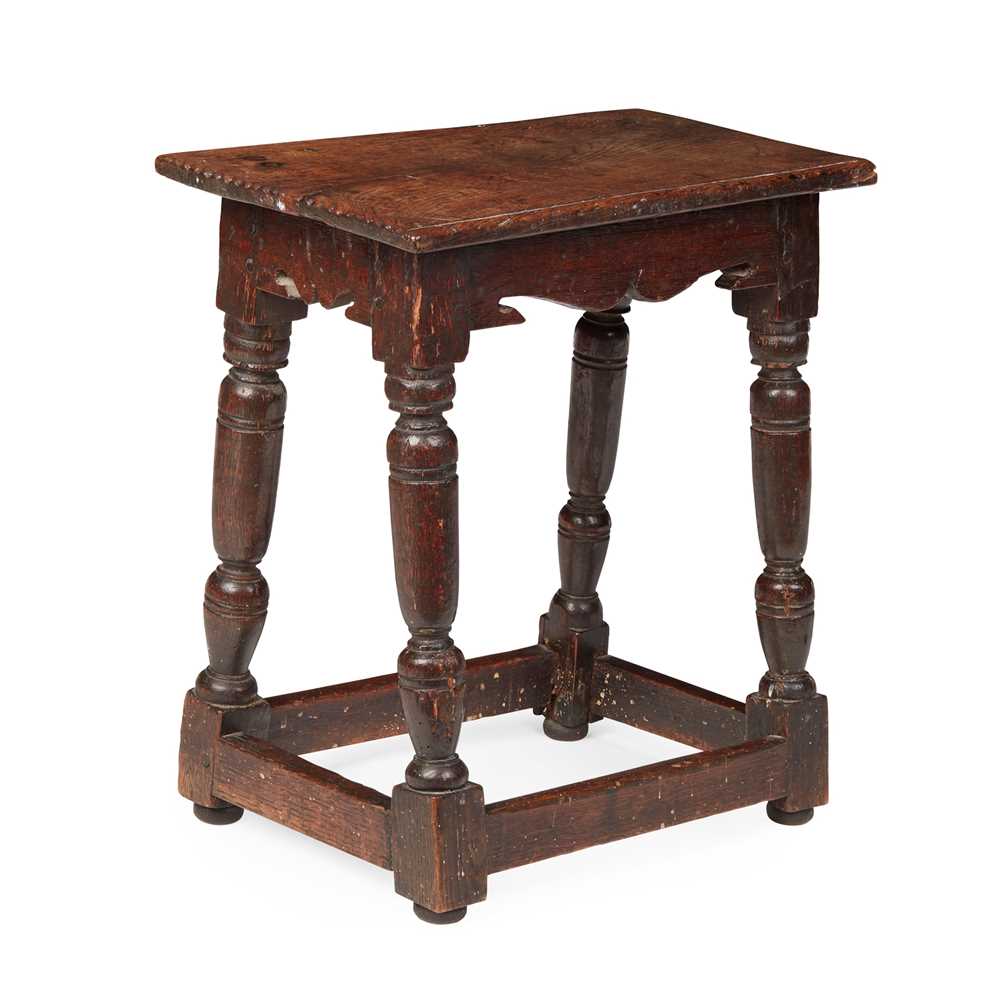 OAK JOINT STOOL 17TH CENTURY the 3c6a6a