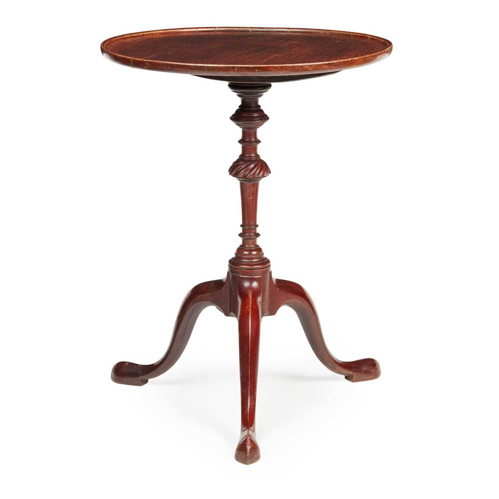 GEORGE II MAHOGANY WINE TABLE MID 3c6a91