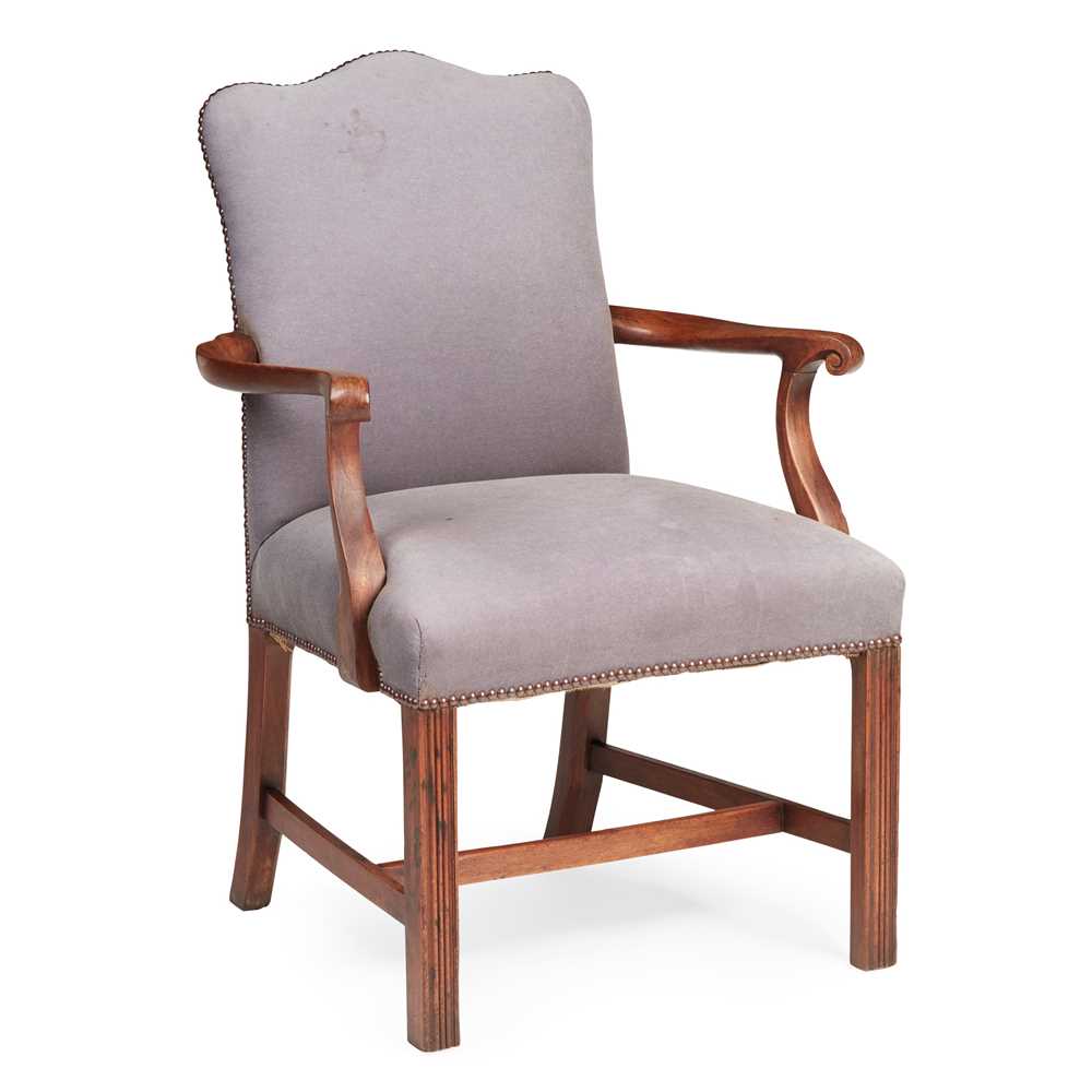 GEORGE III MAHOGANY ARMCHAIR
18TH