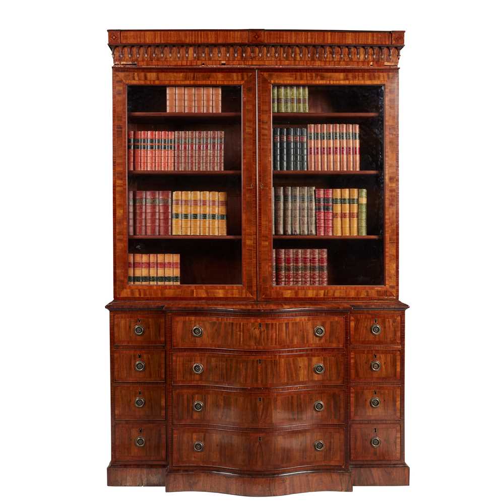 GEORGE III MAHOGANY AND SATINWOOD