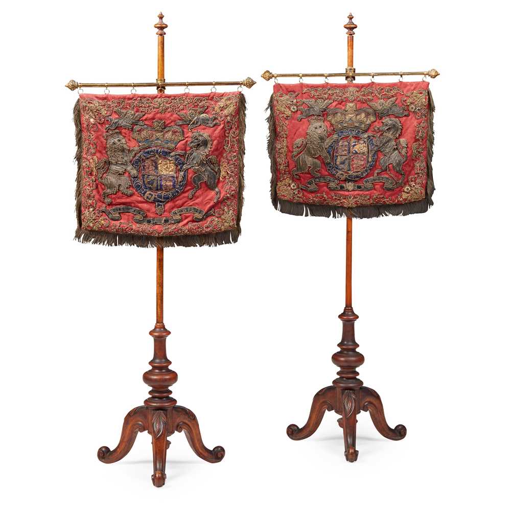 PAIR OF GEORGE IV MAHOGANY AND 3c6b23