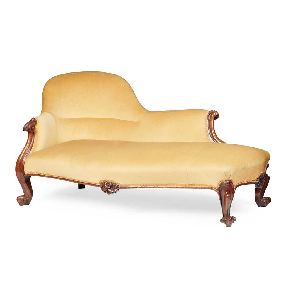 EARLY VICTORIAN WALNUT CHAISE LONG
MID