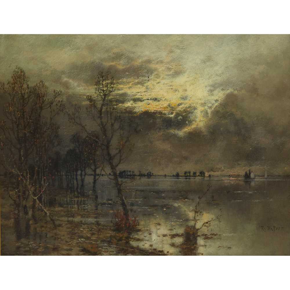 KARL HEFFNER GERMAN 1849 1925 FLOODED 3c6b7c