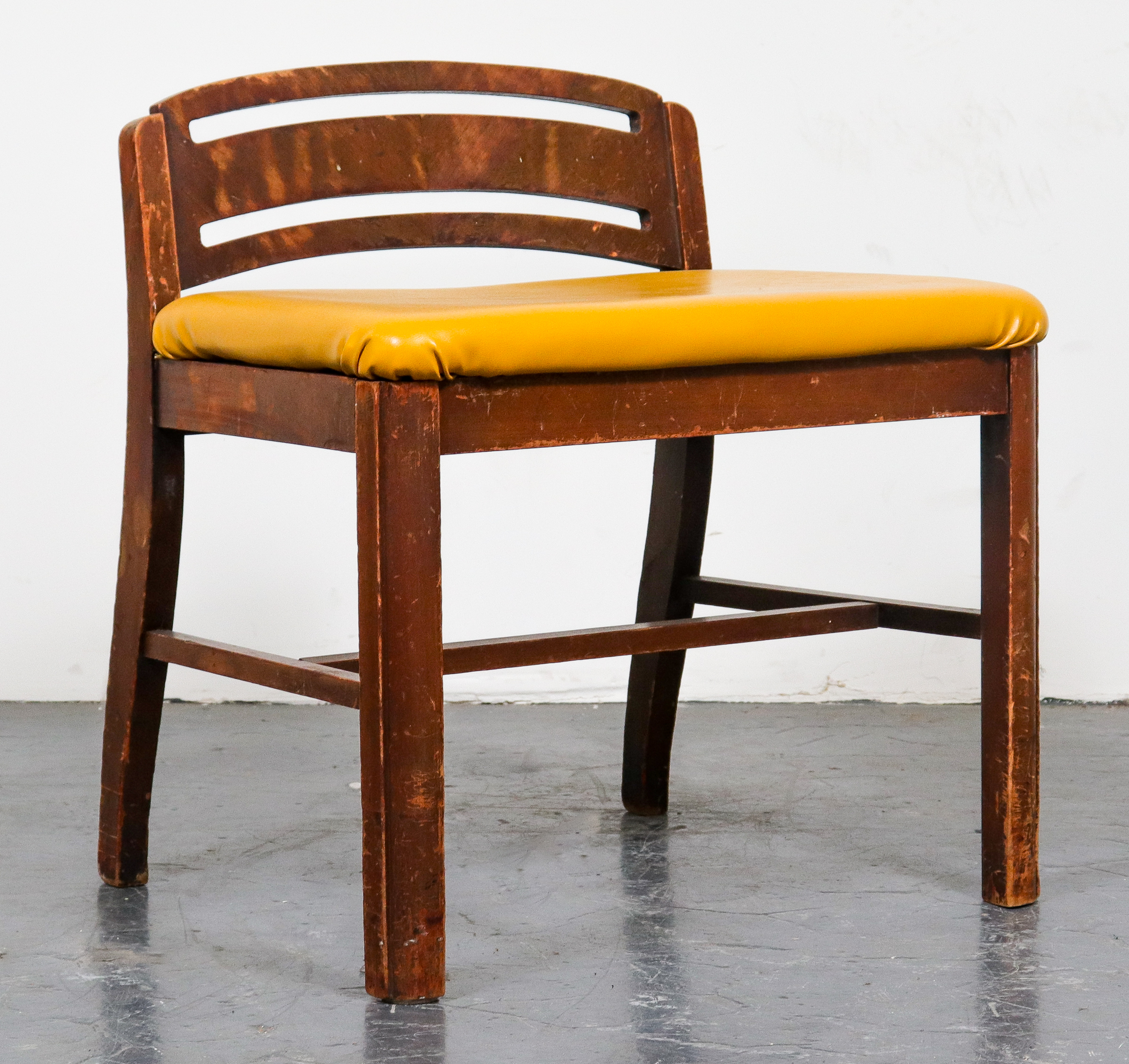 MID-CENTURY MODERN WOODEN LOW-BACK