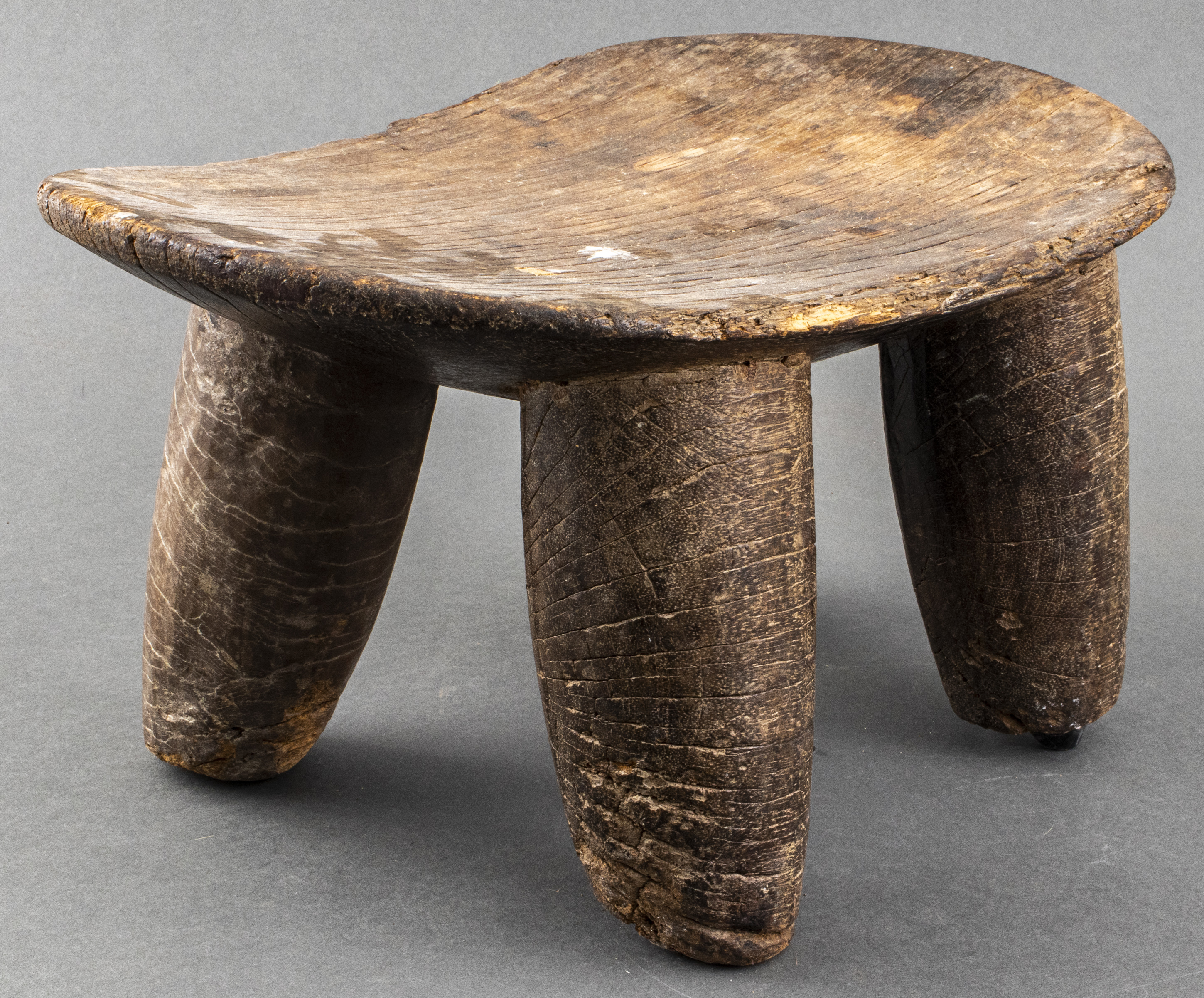 WEST AFRICAN SENUFO WOOD STOOL 3c4749