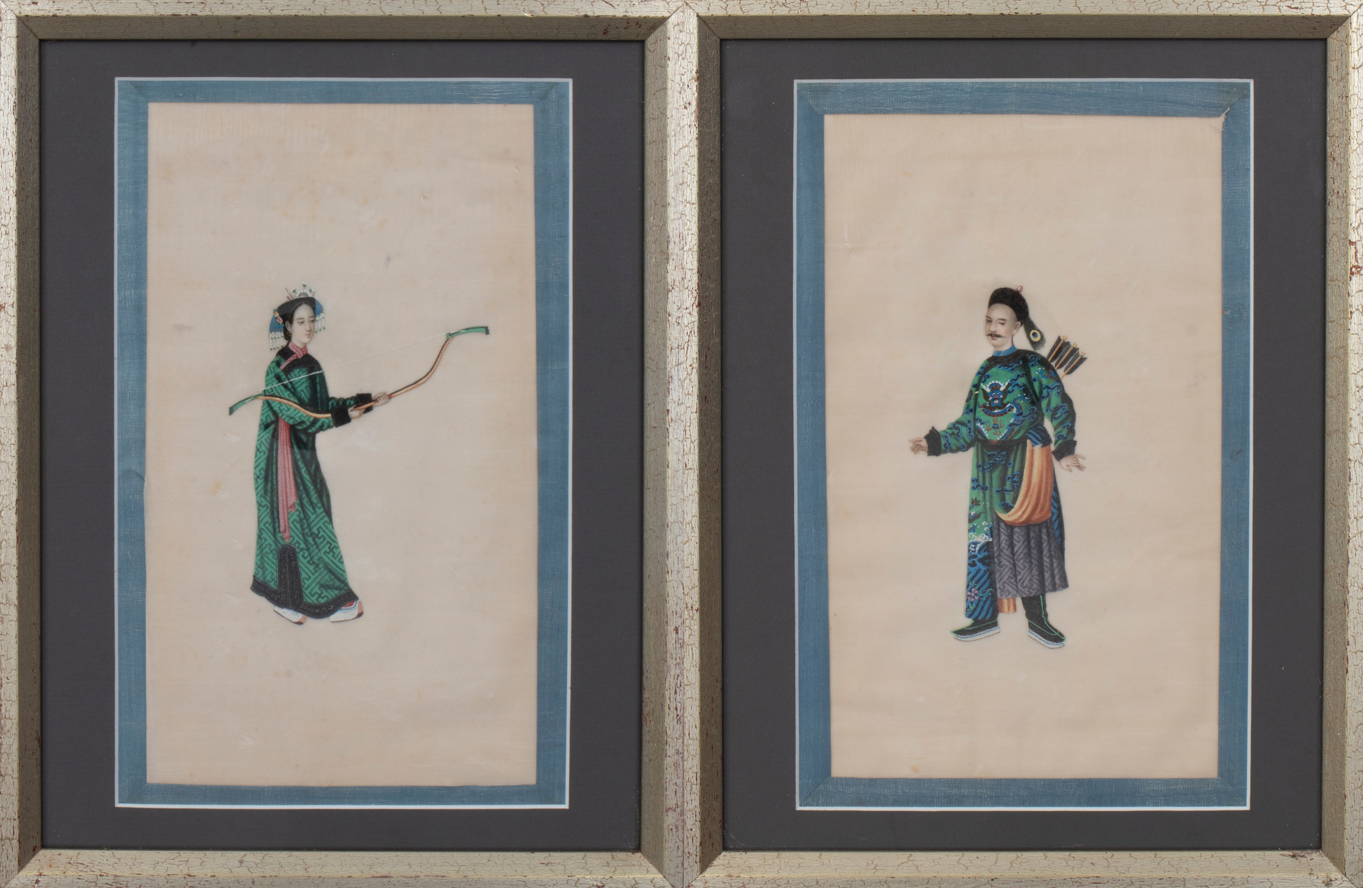 CHINESE EXPORT PORTRAITS OF COURT 3c4816