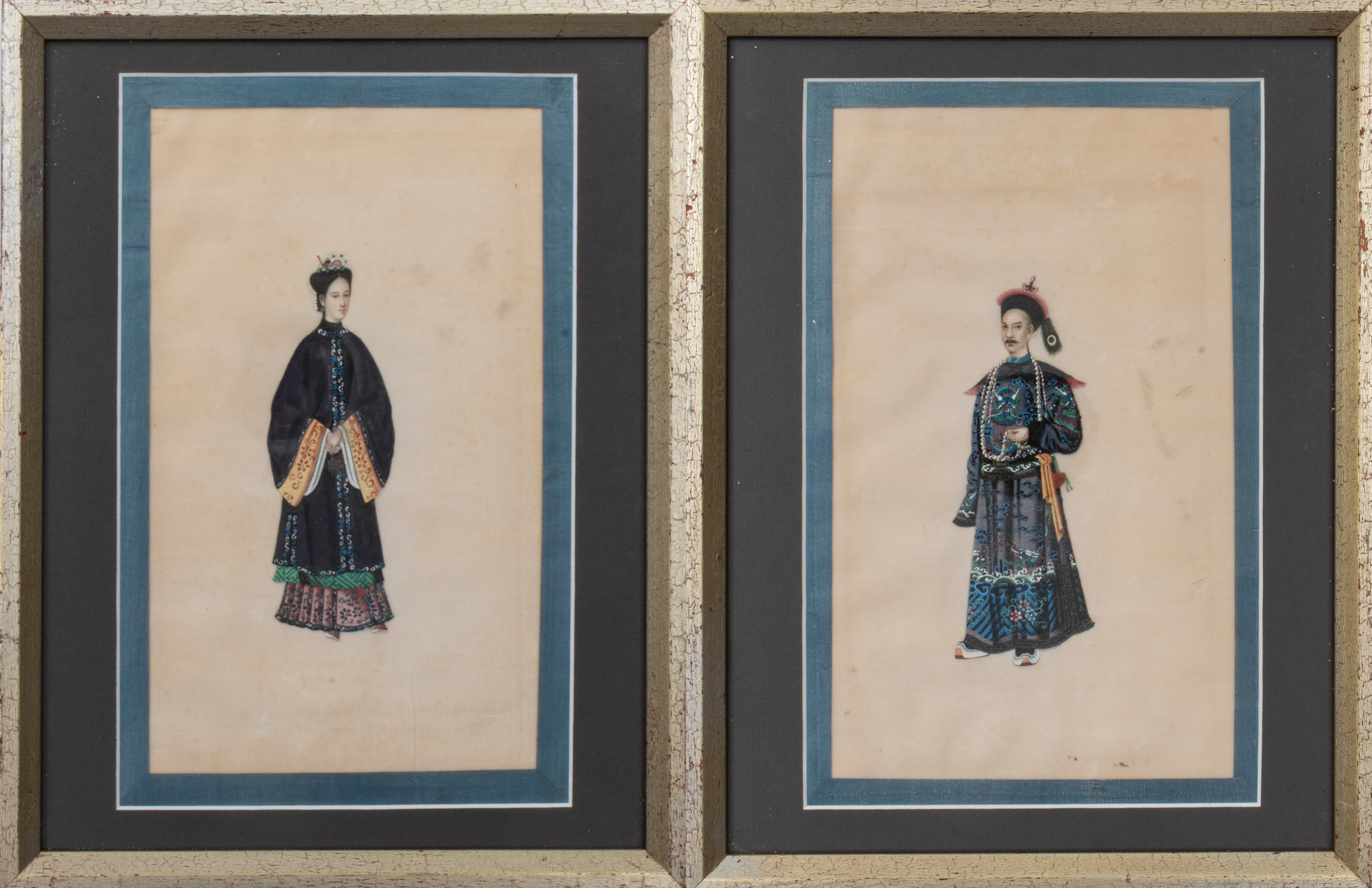 CHINESE EXPORT PORTRAITS OF COURT 3c4817