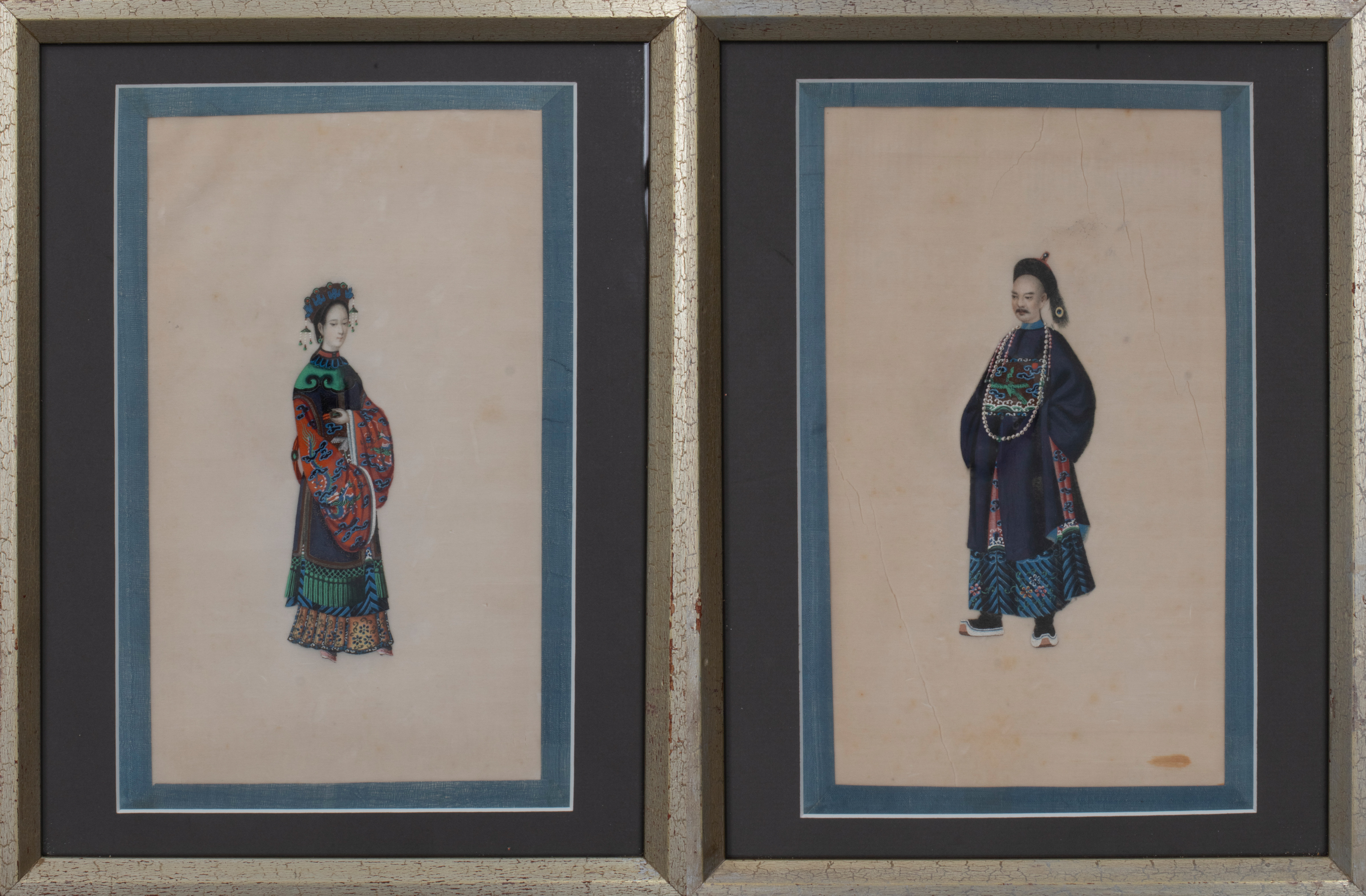 CHINESE EXPORT PORTRAITS OF COURT 3c4818