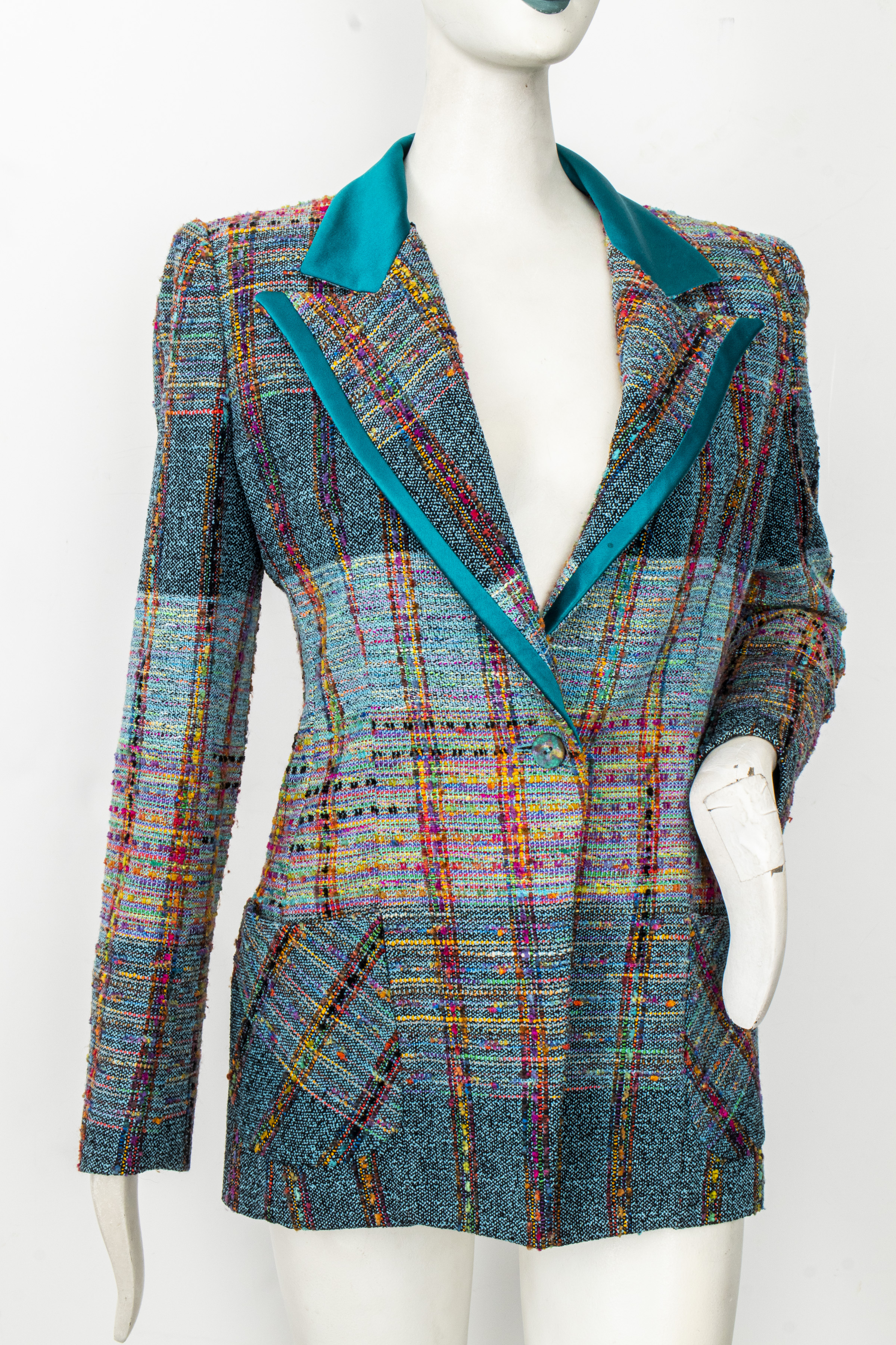 EMANUEL UNGARO MULTICOLOR PLAID 3c4828