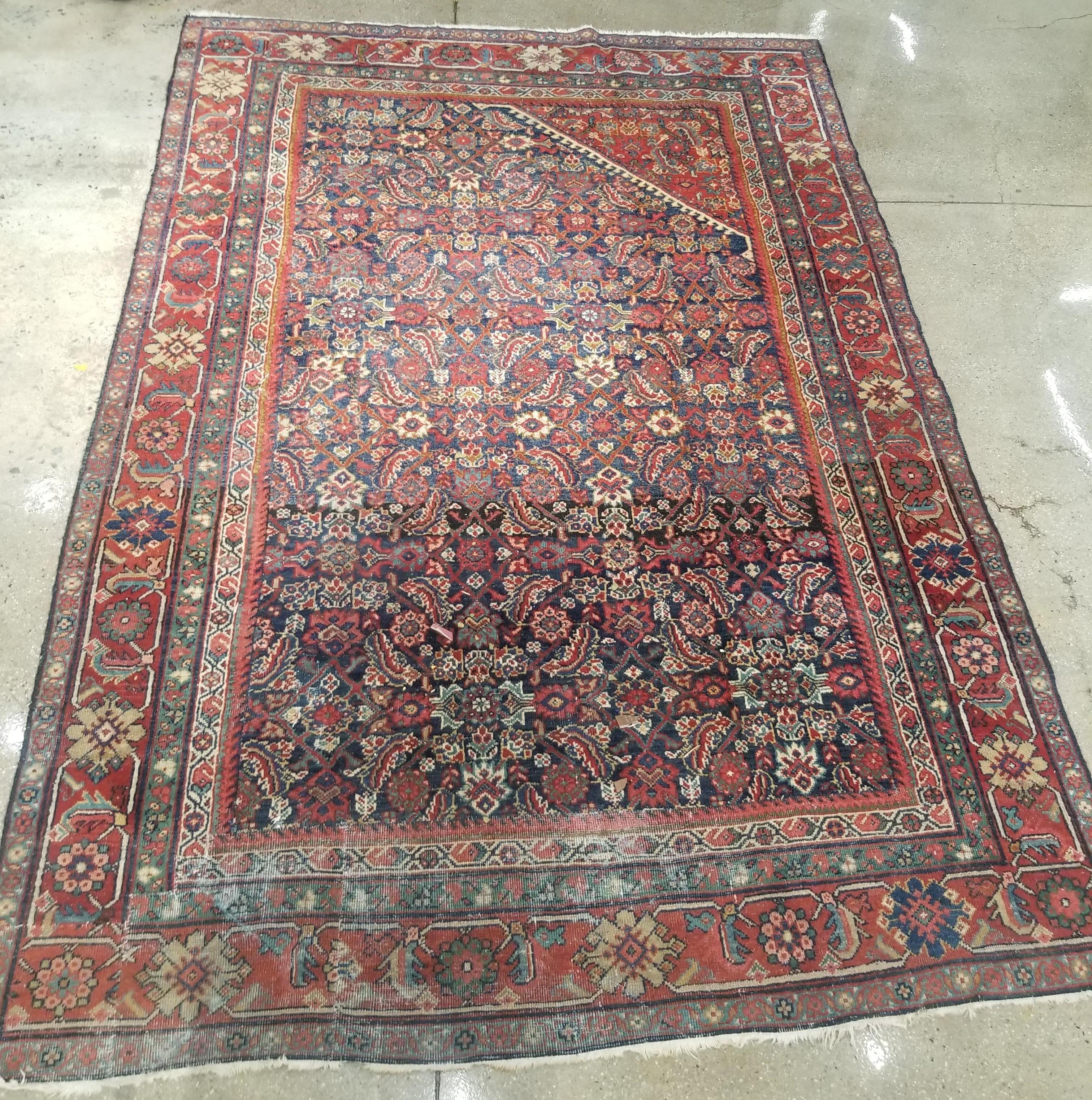 PERSIAN HAMADAN CARPET 10 X 6  3c4841