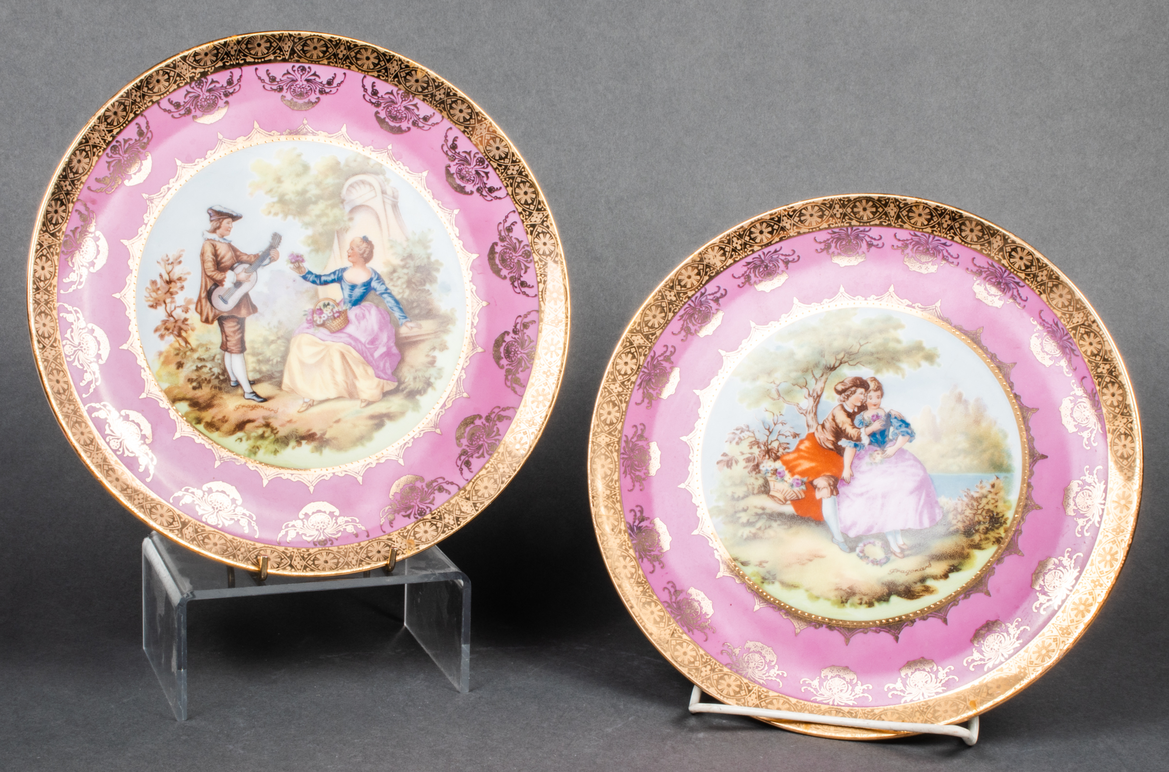 BAVARIAN PAINT DECORATED PORCELAIN 3c48b0