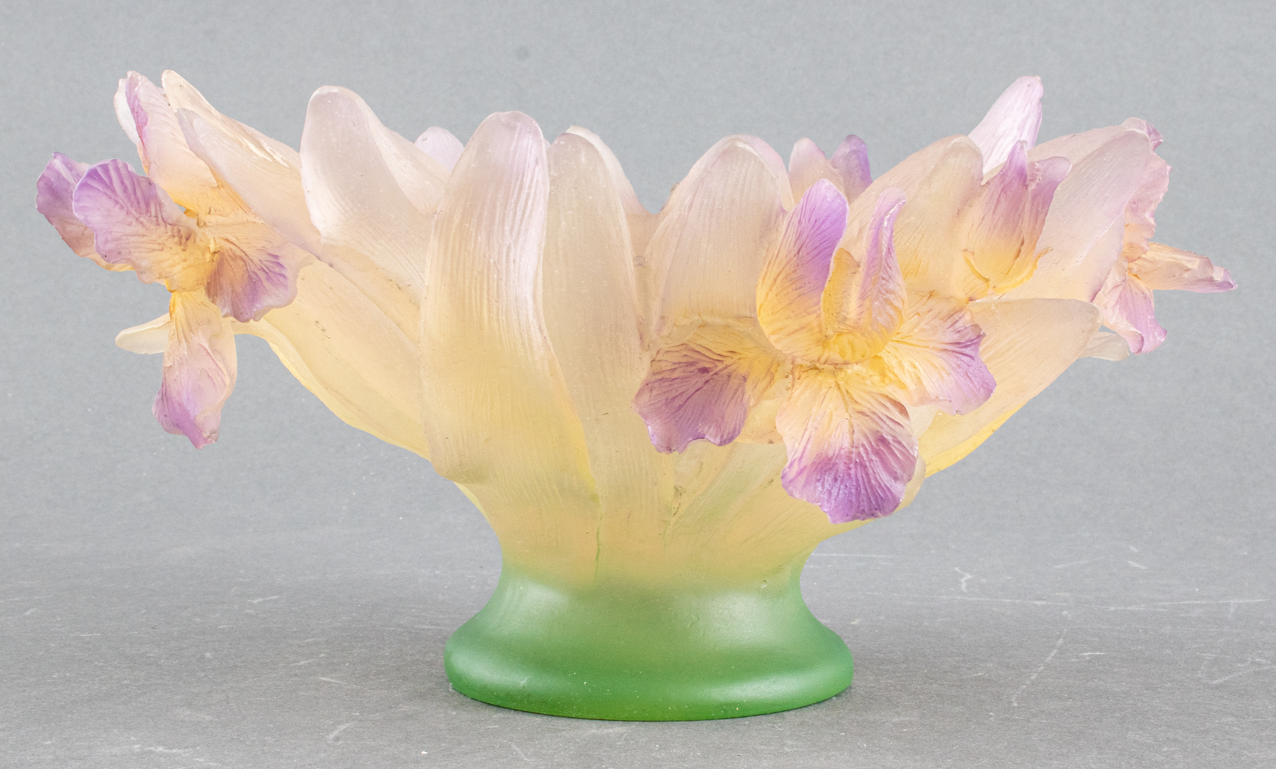 ART NOUVEAU DAUM STYLE IRIS BOWL 3c48f3