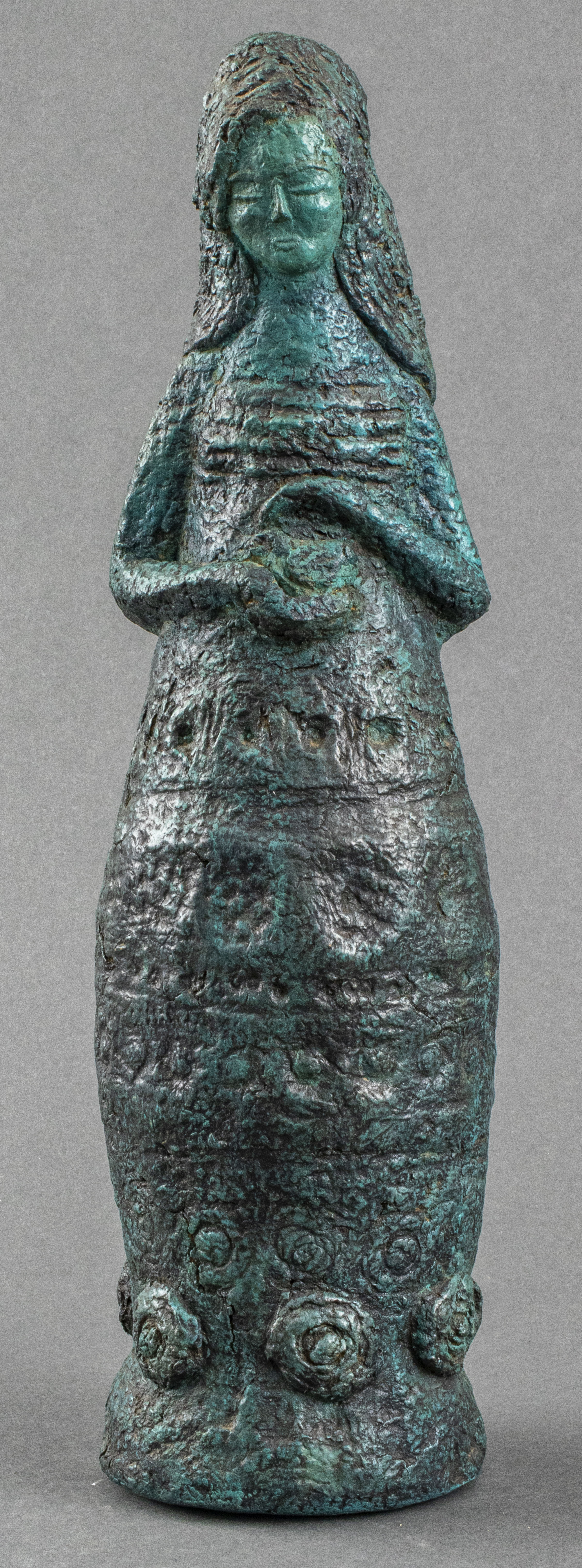 PAPIER MACHE SCULPTURE OF FEMALE 3c4903