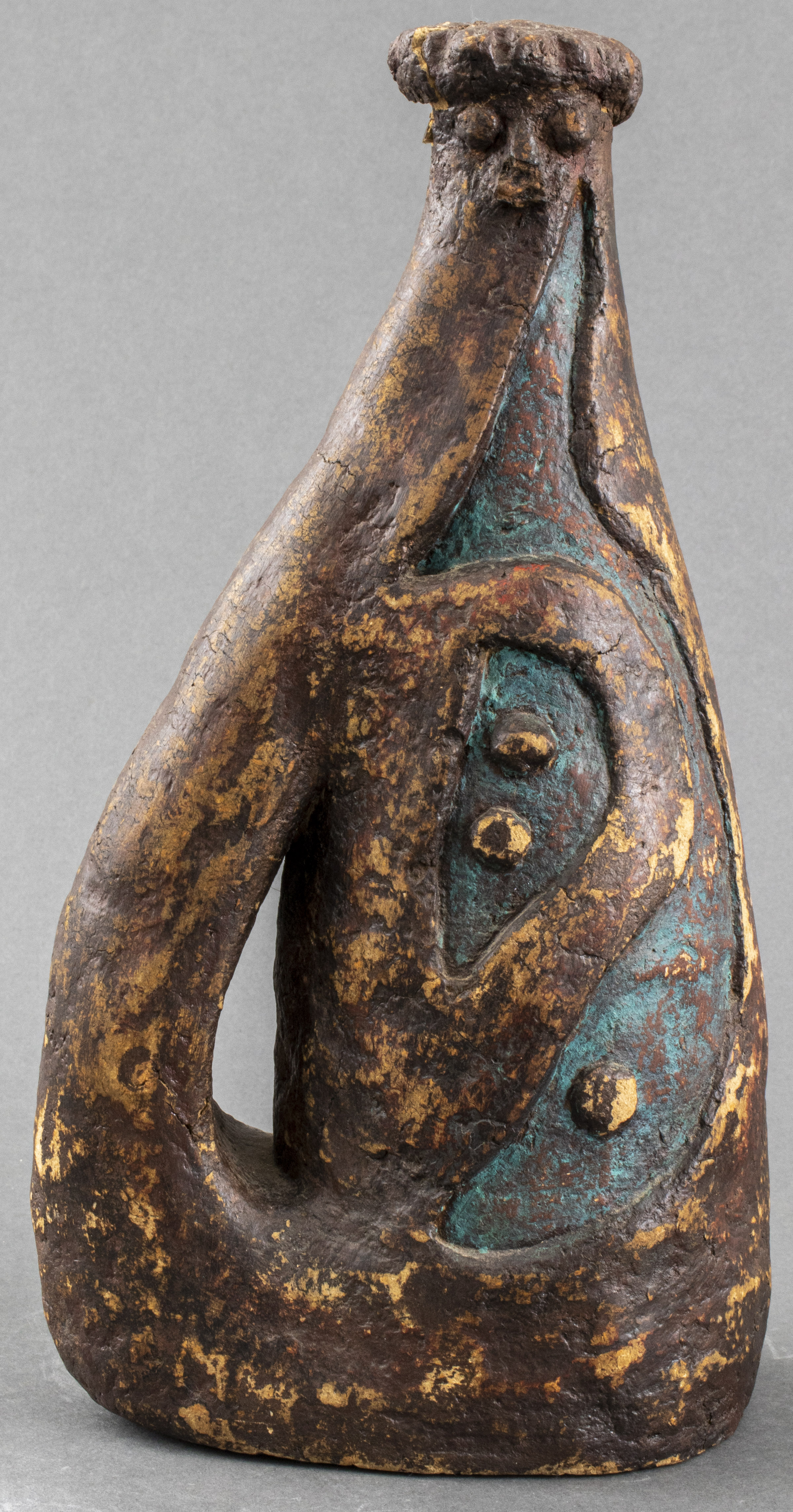 CORK COVERED DECORATED JUG FORM 3c4905