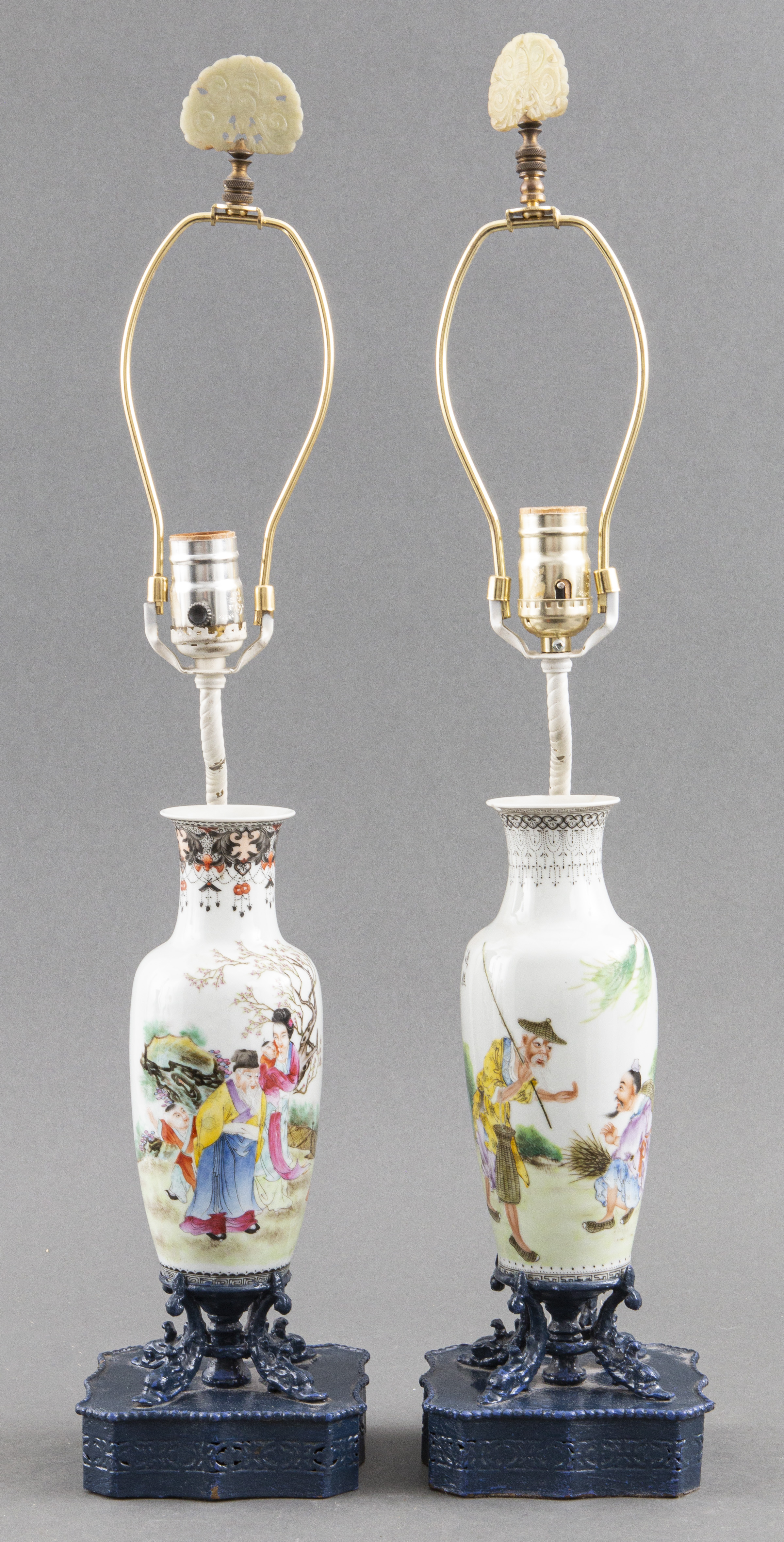 CHINESE PORCELAIN VASE LAMPS W 3c4952