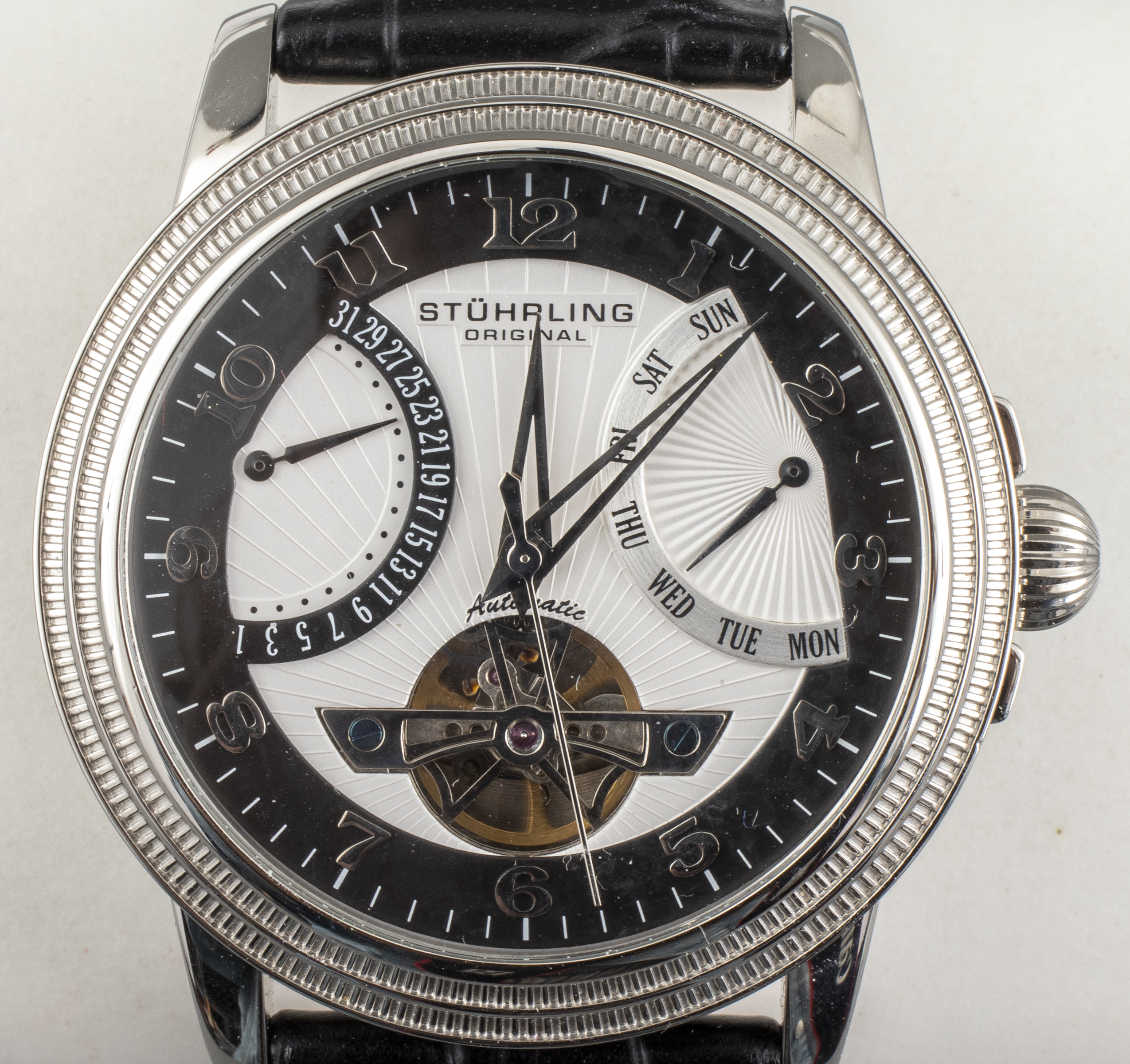 STUHRLING STAINLESS STEEL AUTOMATIC 3c49db