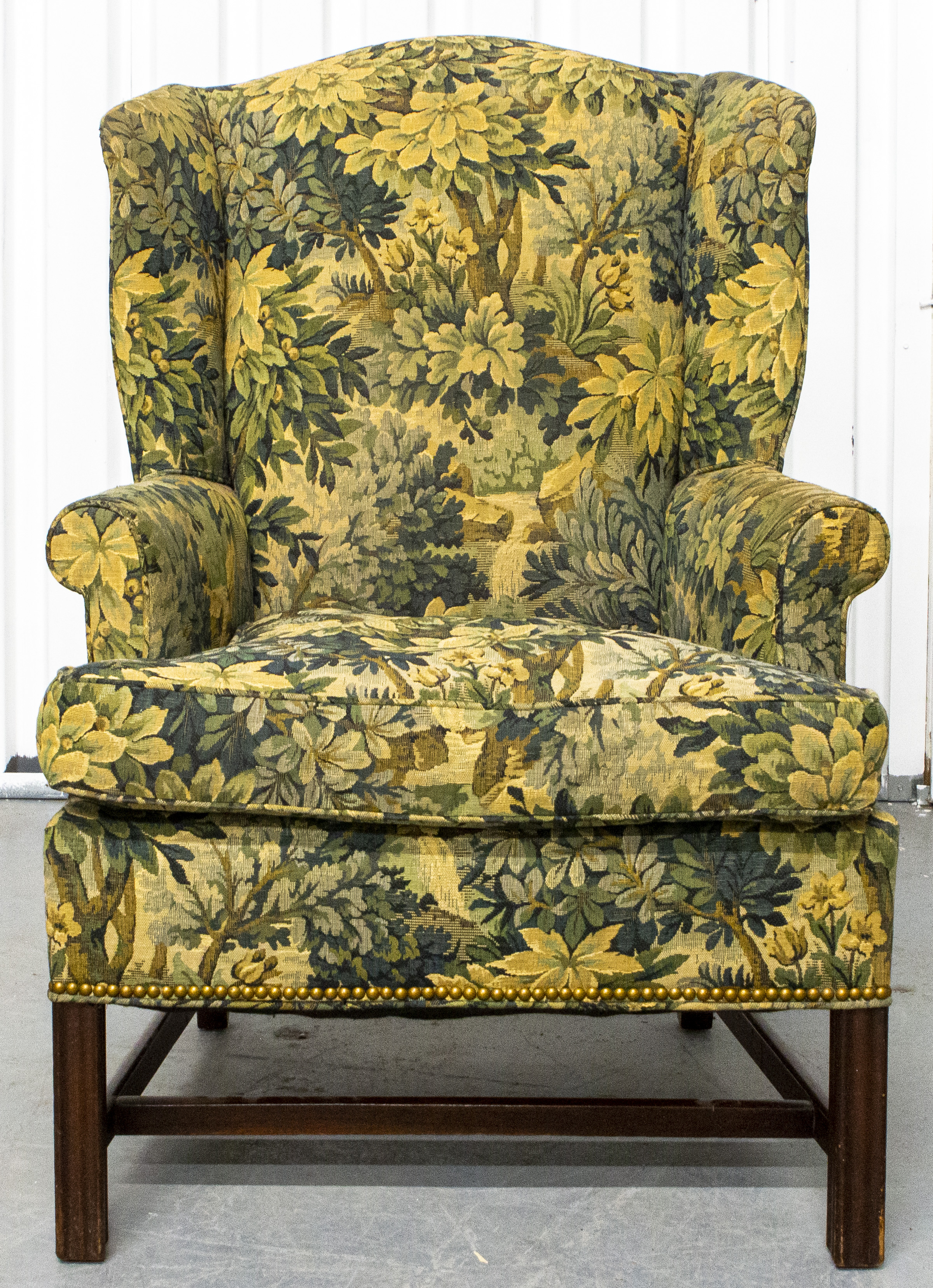 GEORGIAN STYLE TAPESTRY UPHOLSTERED 3c4a51