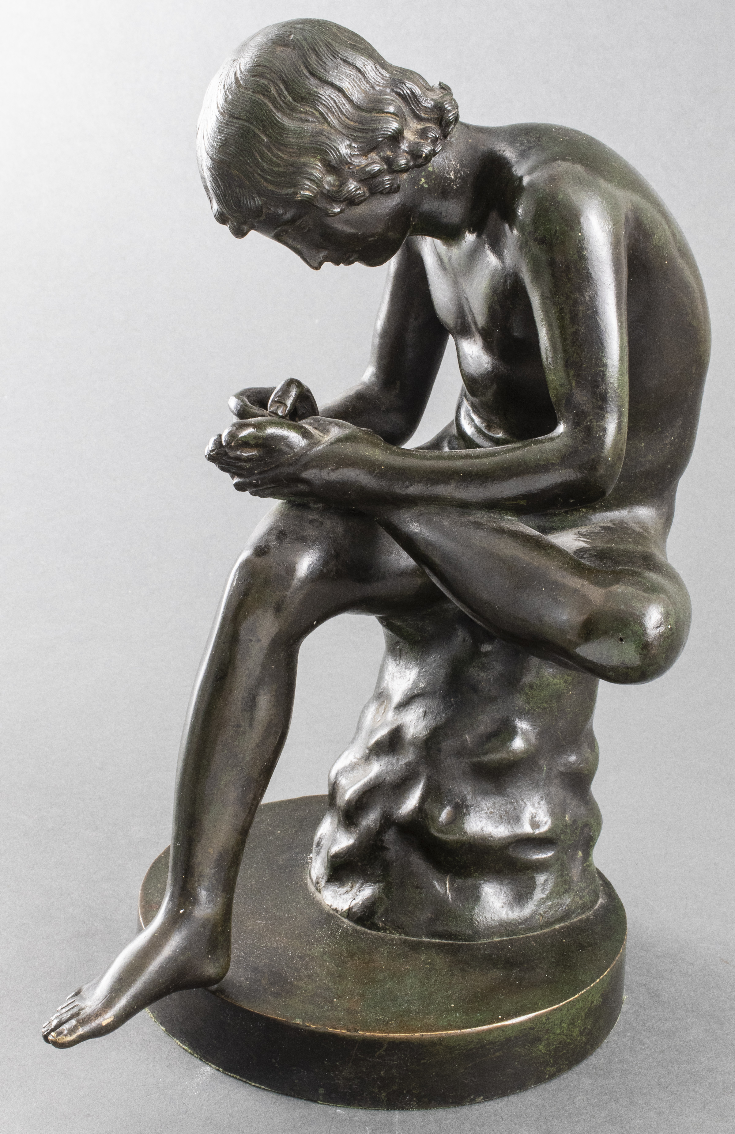 GRAND TOUR "BOY WITH THORN" BRONZE