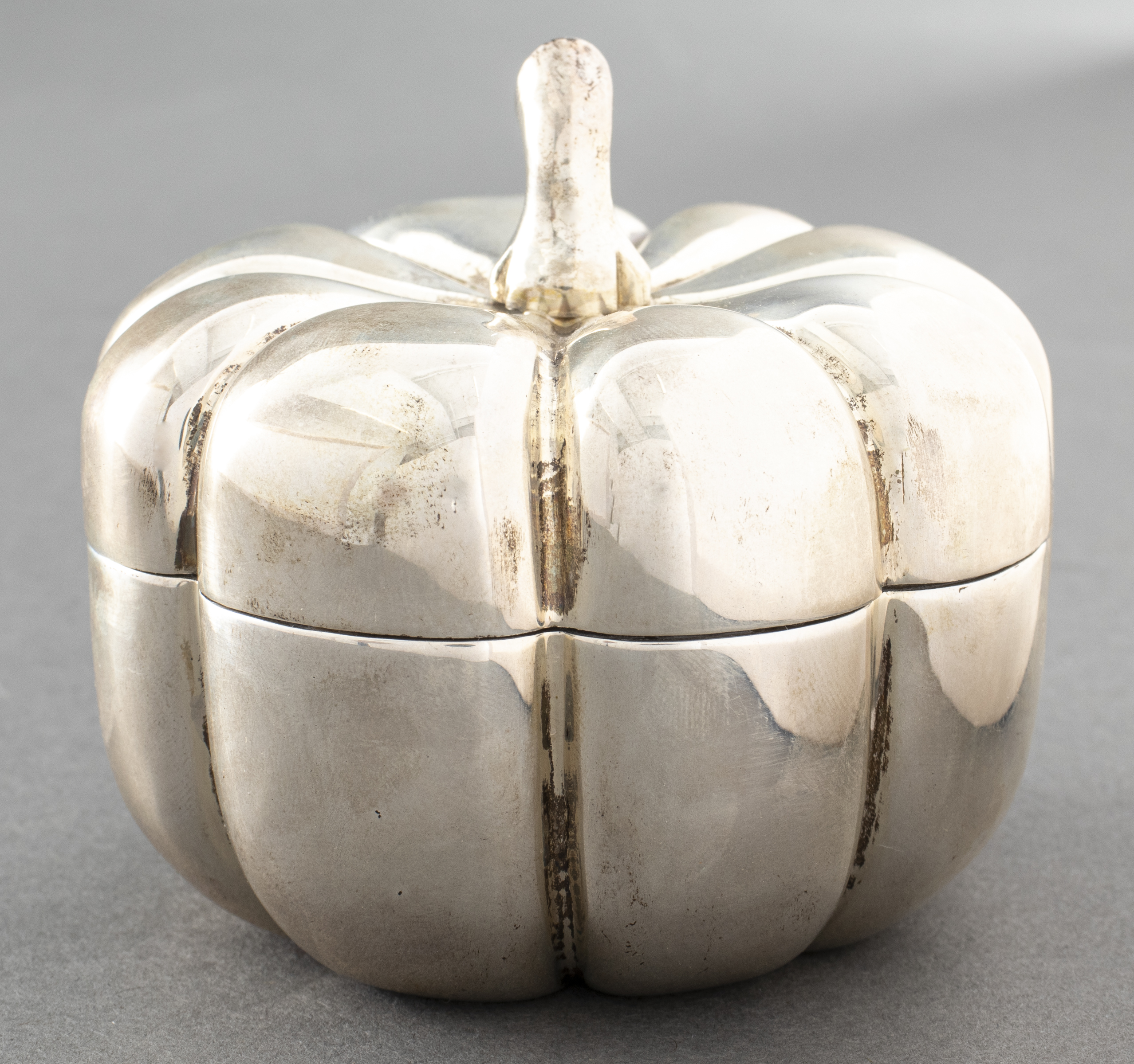 MEXICAN SILVER "PUMPKIN" COVERED